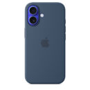 iPhone 16 Silicone Case with MagSafe – Denim