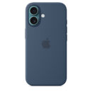 iPhone 16 Silicone Case with MagSafe – Denim