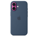 iPhone 16 Silicone Case with MagSafe – Denim