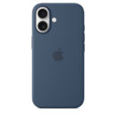 iPhone 16 Silicone Case with MagSafe – Denim
