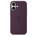 iPhone 16 Silicone Case with MagSafe – Plum