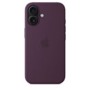 iPhone 16 Silicone Case with MagSafe – Plum