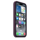 iPhone 16 Silicone Case with MagSafe – Plum