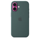 iPhone 16 Silicone Case with MagSafe – Lake Green
