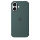 iPhone 16 Silicone Case with MagSafe – Lake Green